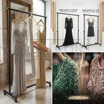 فواصل شفافة تمنع تشابك فساتين الشك والتطريز